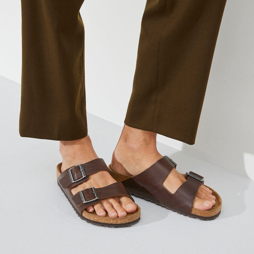 Birkenstock Arizona Grip Leather Men's Sandal