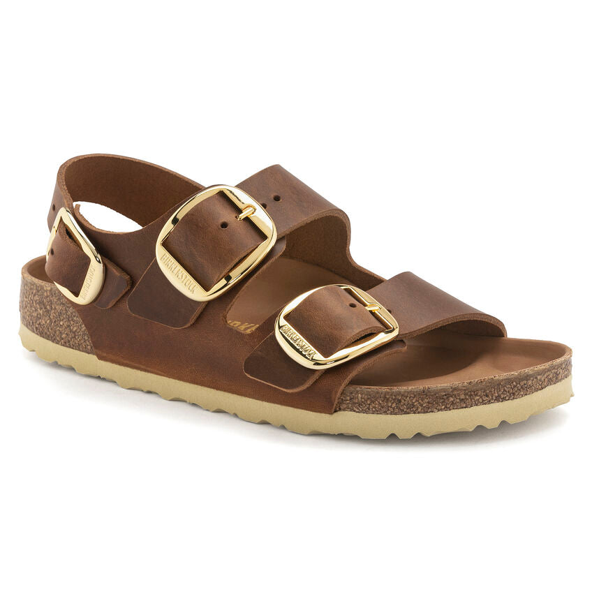 Birkenstock Milano Big Buckle Oiled Leather Women's Sandal