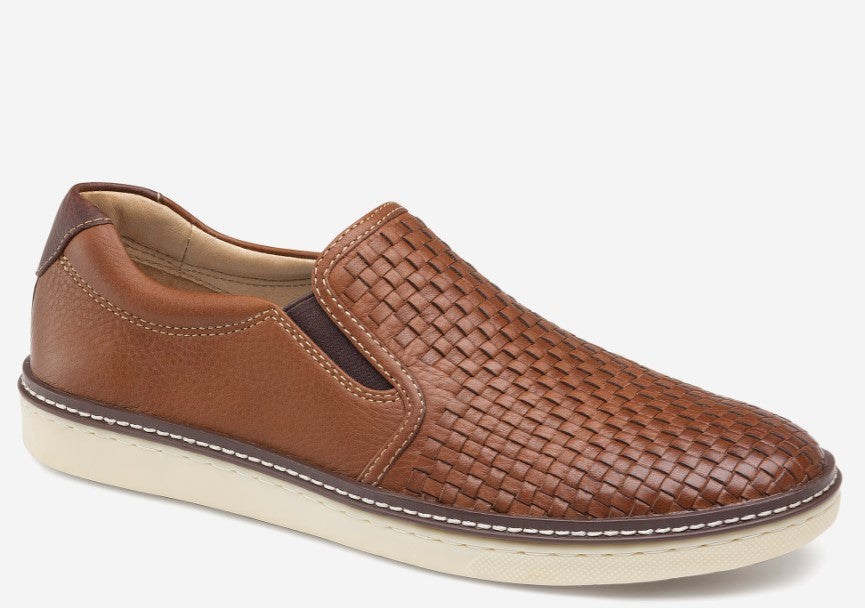 Johnston & Murphy Men's McGuffey Woven Slip-On Shoe